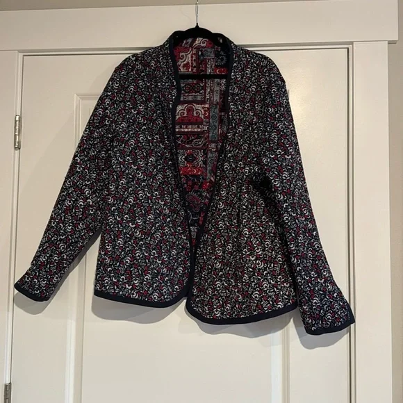 Marte Japanese Sustainable Clothing Reversible Quilted Womens Jacket Size Large - Picture 5 of 8